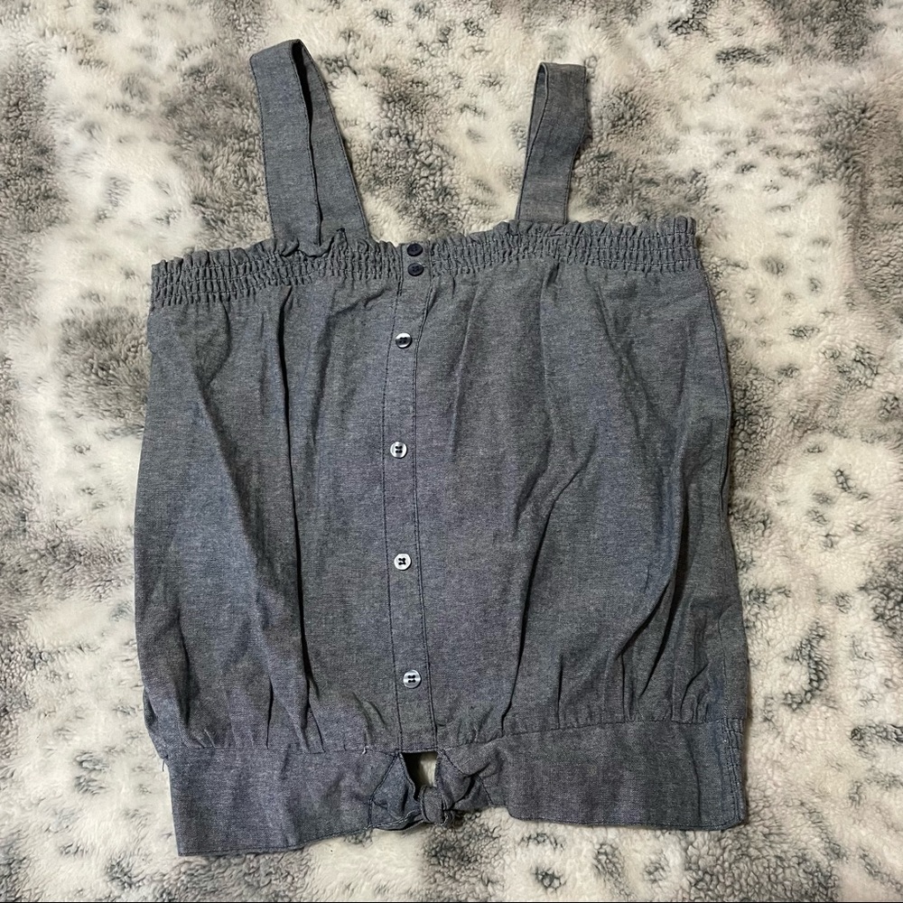 Denim Crop Top